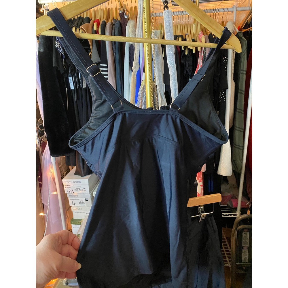 Talisea Black Swimsuit Set Tankini and Shorts Womens Size Medium Black - Picture 3 of 6